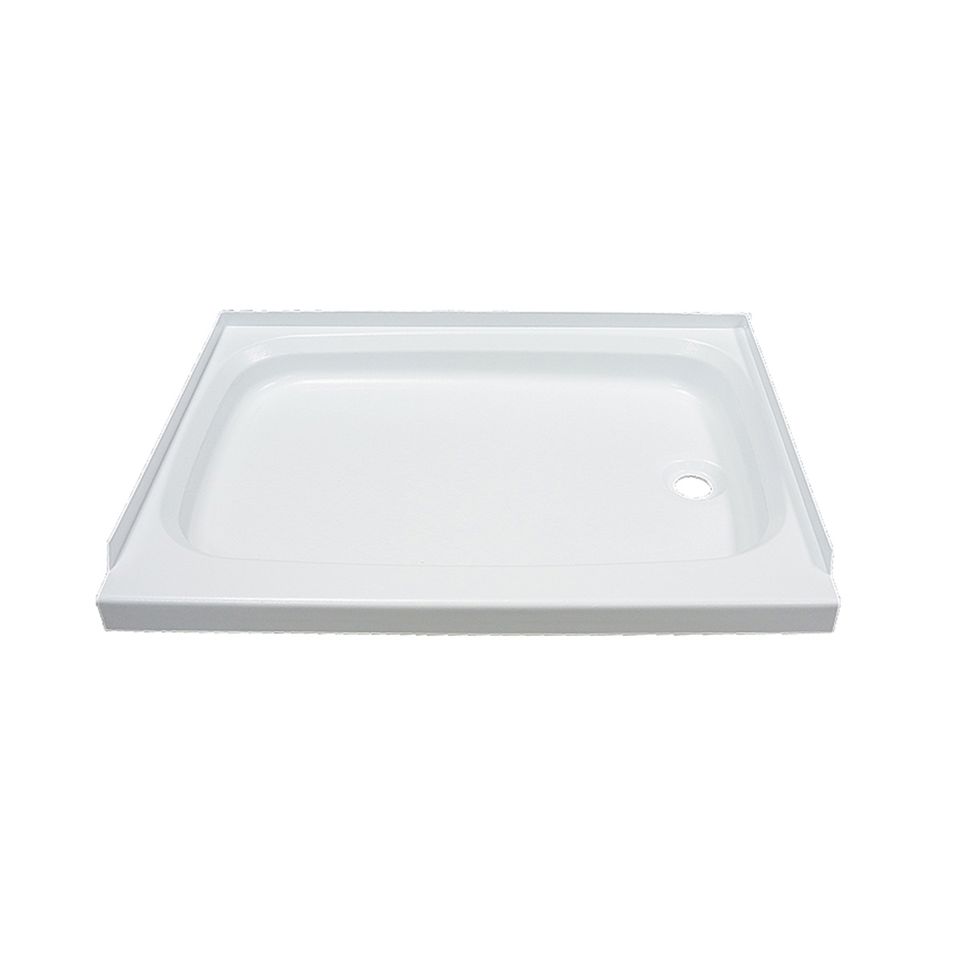 210379 - RV Shower Pan with Right Drain - 24" x 40" White