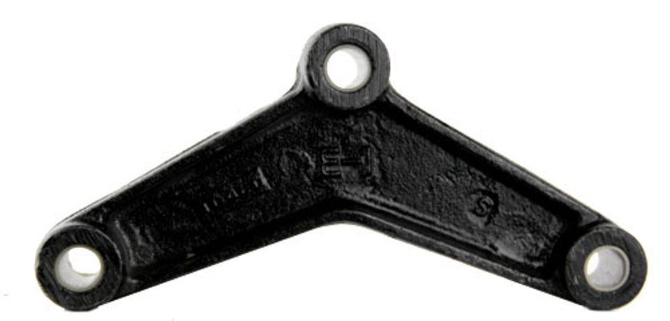 122106 - Double-Eye Leaf Spring Trailer Equalizer - 1-3/4" Spring Width, 35" Axle Spacing