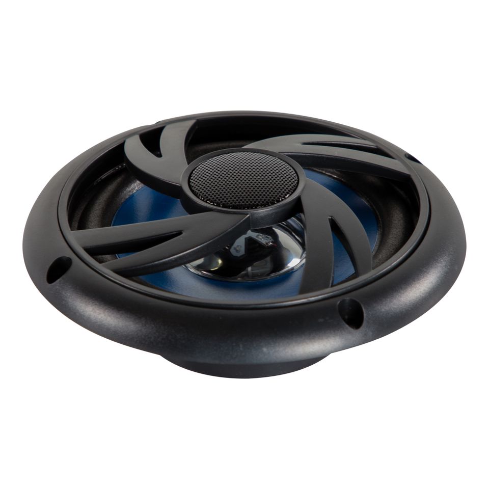 2022302262 - 5 1/4" MARINE SPEAKER BLACK NEW GRILL STYLE W LED LIGHTS, M5529LBG