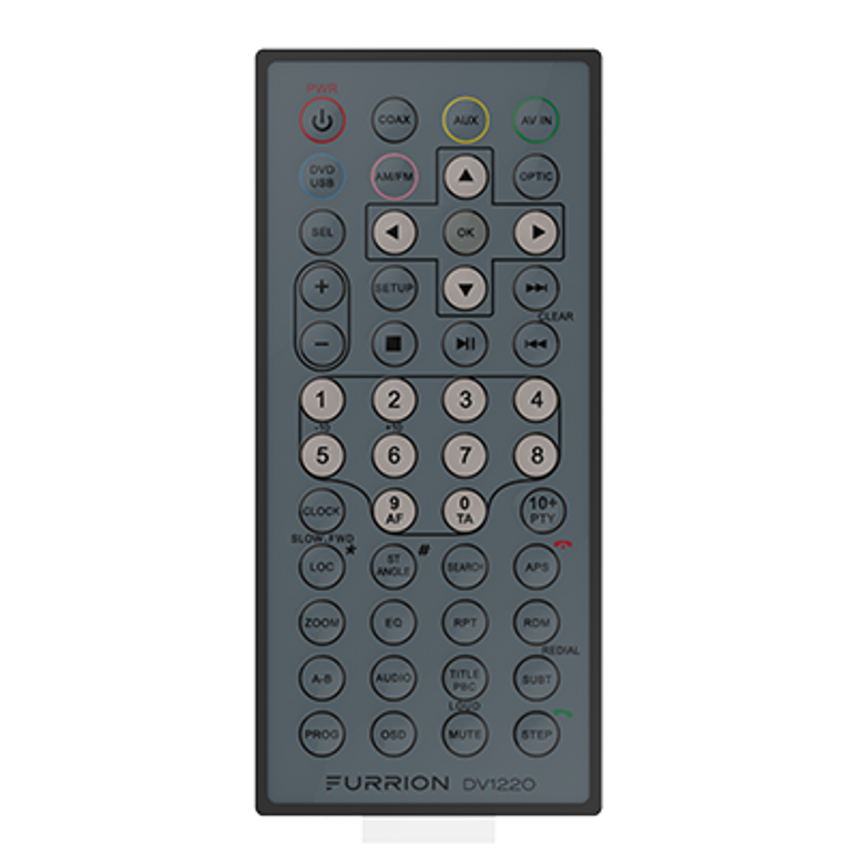2021124247 - Replacement Remote Control for DV1220 Entertainment System #DV1220-RC
