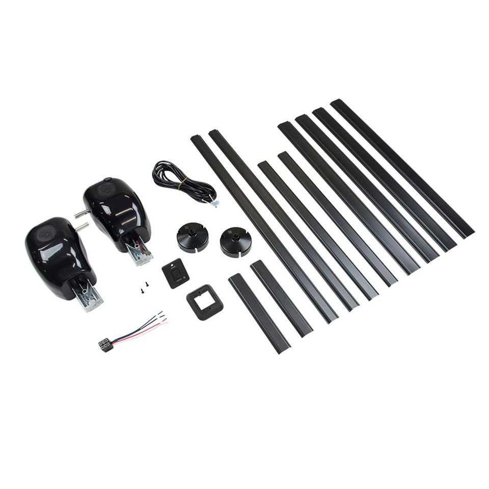 329251 - Manual Pull Style To Power Awning Conversion Kit - Black #323949