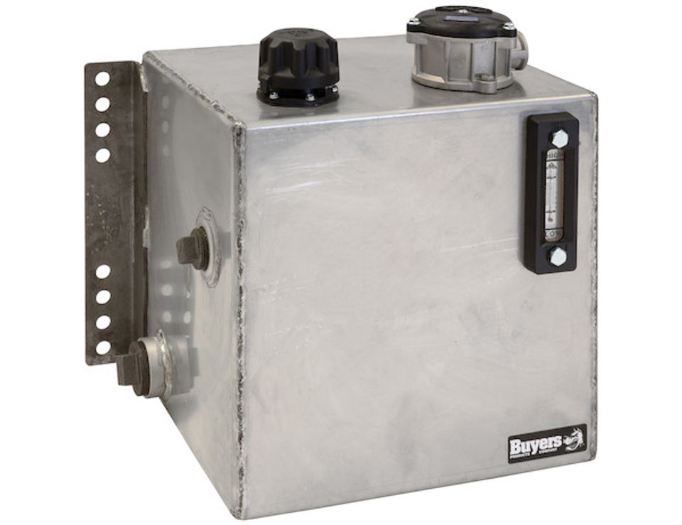 SMR15SSF25 - 15 Gallon Stainless Steel Bulkhead Hydraulic Reservoir With 25 Micron Filter