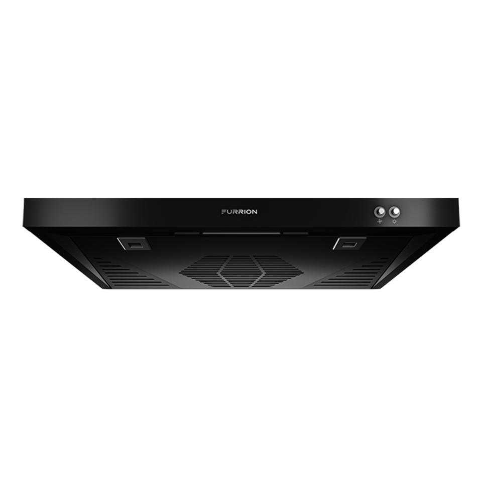 2021123620 - 12V Ductless RV Range Hood with Charcoal Filter - Black #FHO23SACRV-BL