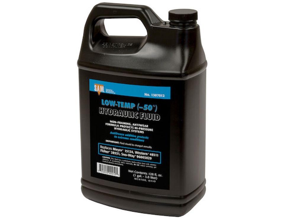 1307014 - SAM Low-Temperature Blue Hydraulic Fluid (One - 1 Gallon Bottle)