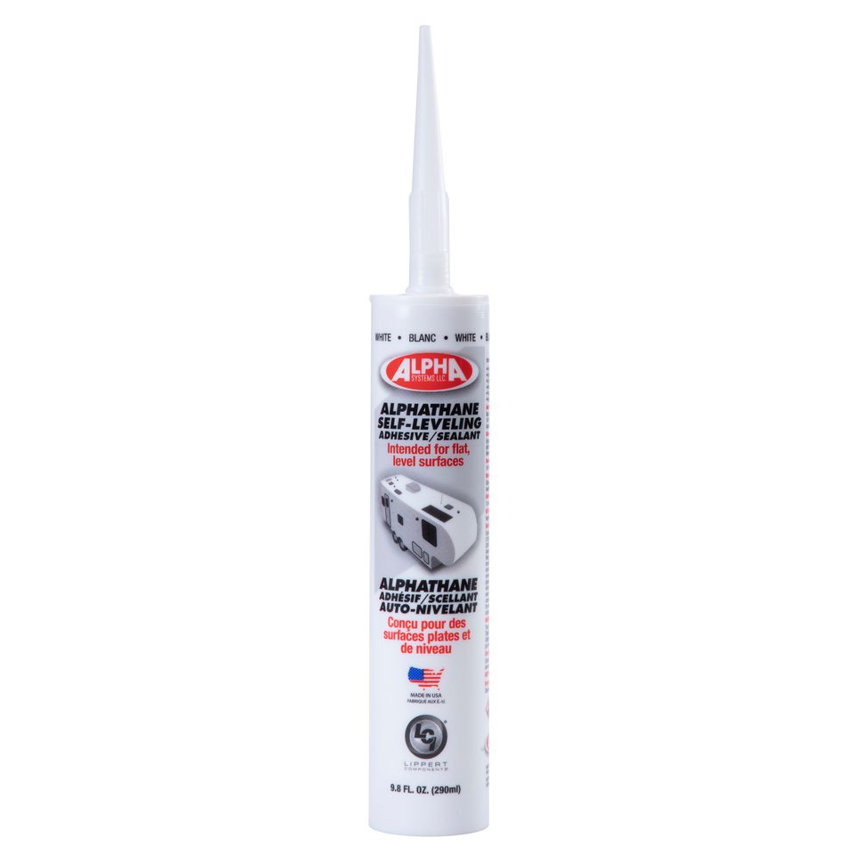 862215 - 5121 ALPHATHANE 100% Solids Self-Leveling Sealant, White (9.8 Oz. Tube)