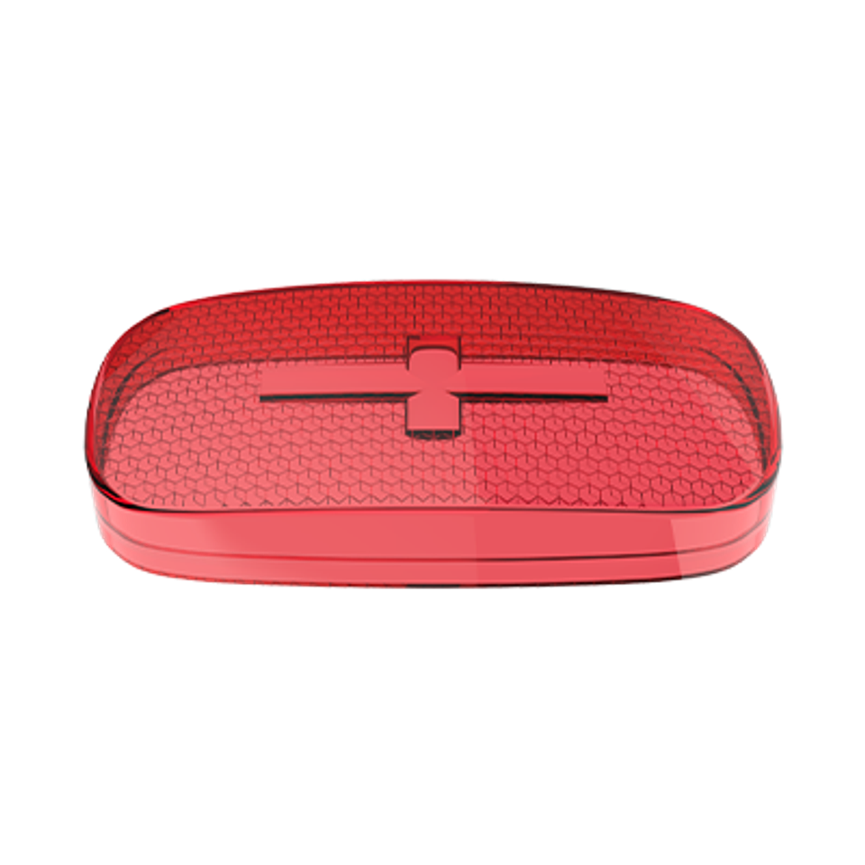 2021123551 - Replacement Vision S Rear Marker Light Cover - Red #C-FOS07TAPK-001