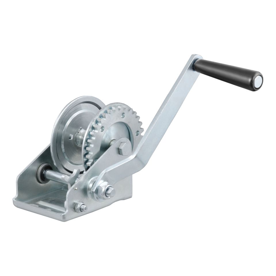 29423 - Manual Hand Crank Boat Trailer Winch, 900 lbs Capacity, 6-1/2-Inch Handle, 3.25:1 Gear Ratio