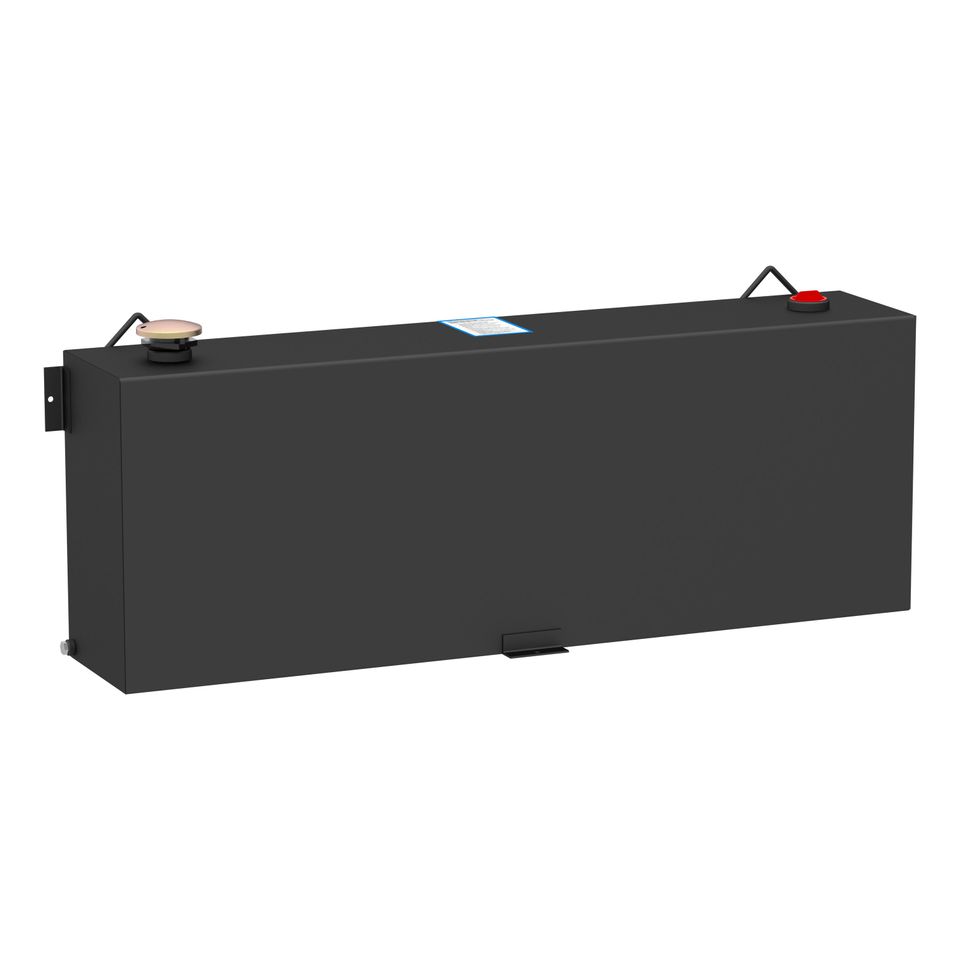 ST-45-R-MB - Matte Black 45-Gallon Rectangle Steel Transfer Tank
