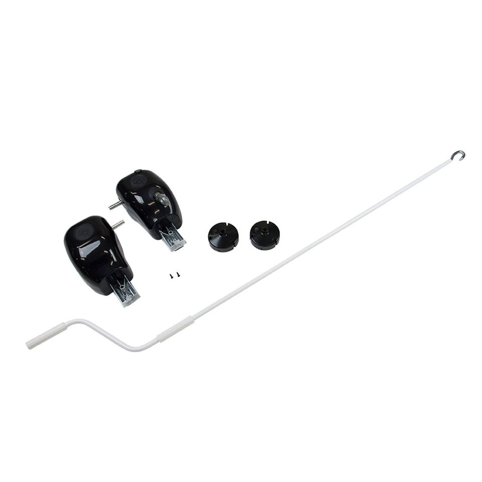 333411 - Pull Style Manual to Crank Style Manual Awning Upgrade Kit, Black