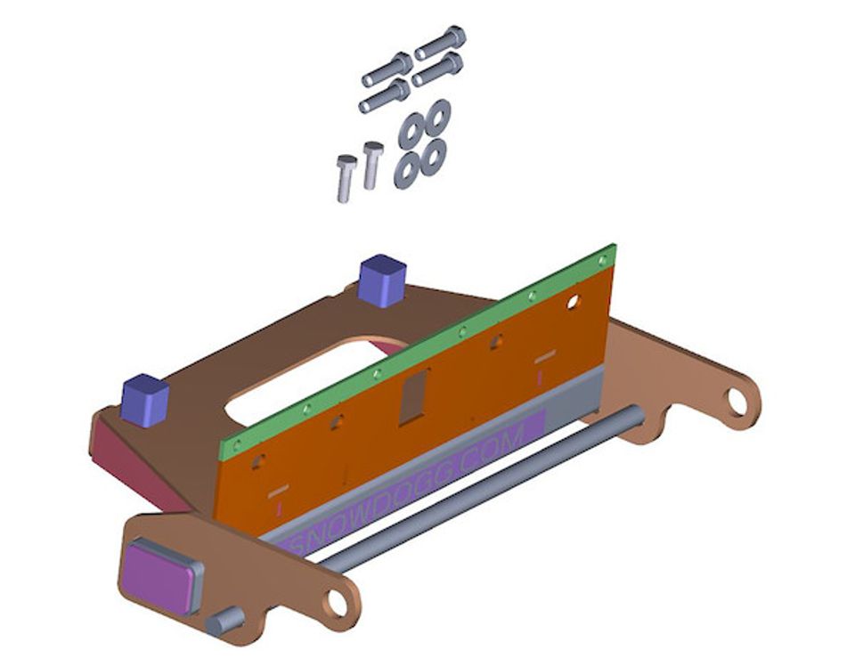 16067110 - UTV Series Mount for Kubota® XG850 Sidekick RTVs (2018+)