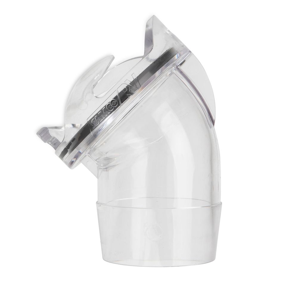 39432 - Sewer Fitting - C-Do 2 Clear 45 Degree Hose Adapter (Eng/Fr)
