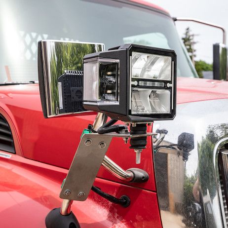 PLB15SS - Mirror Mount Light Bracket Kit, SST, Single Hole