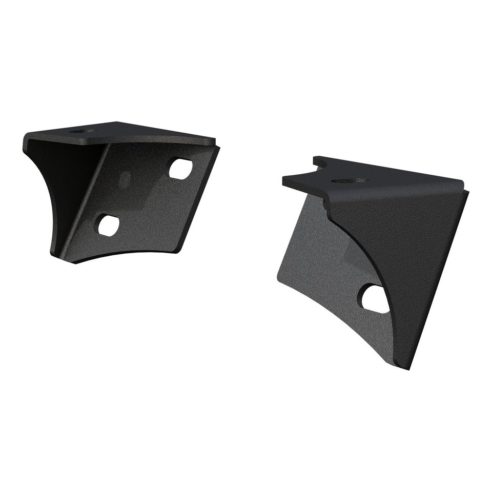 AR15800 - Jeep Wrangler JK Windshield Light Brackets, LEDs Sold Separately - 2018 Jeep Wrangler JK, 2007-2017 Jeep Wrangler