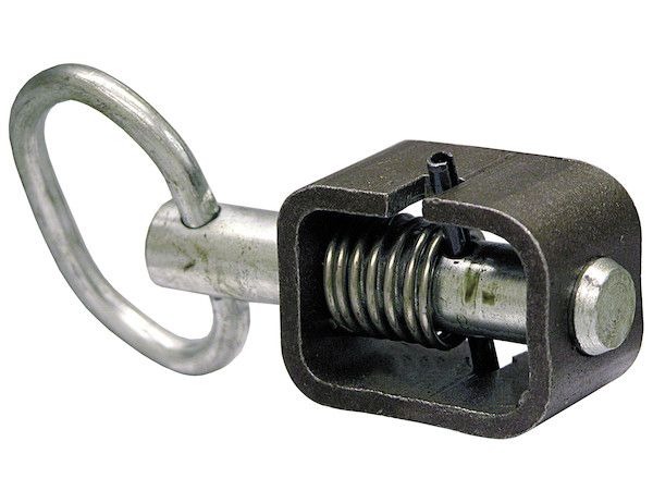 B2598H - 5/8 Inch Weld-On Spring Latch Assembly-Plain Tube - 2.53 x 4.68 Inch