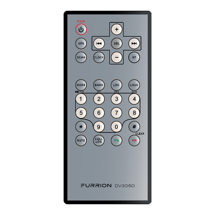 2021124264 - Replacement Remote Control for DV3050 Stereo #DV3050-RC