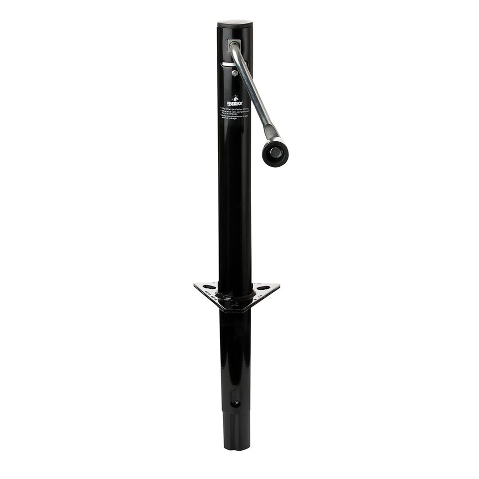 30781 - Man Side Wind Rnd A Frame Jack 1000 Tong 2" Outside Dia Bolt-On or Weld-On Black