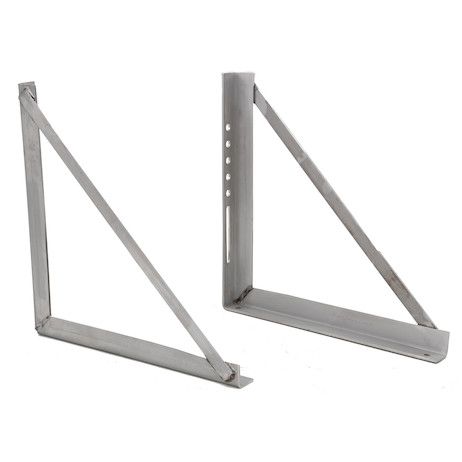 1701031 - 18x18 Inch Welded Stainless Steel Mounting Brackets