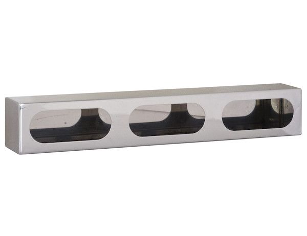 LB3253ALDT - Triple Oval Light Box Diamond Tread Aluminum