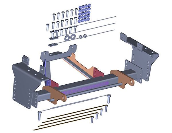 16061115 - MD/MX/VMD/VMX Series Mount for 2009-2010, 2013-2014 Ford® F150