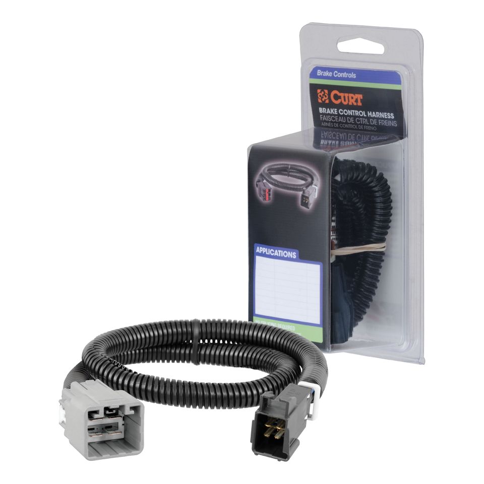 51460 - Quick Plug Electric Trailer Brake Controller Wiring Harness, Fits Select Jeep Cherokee KL - 2014-2023 Jeep Cherokee