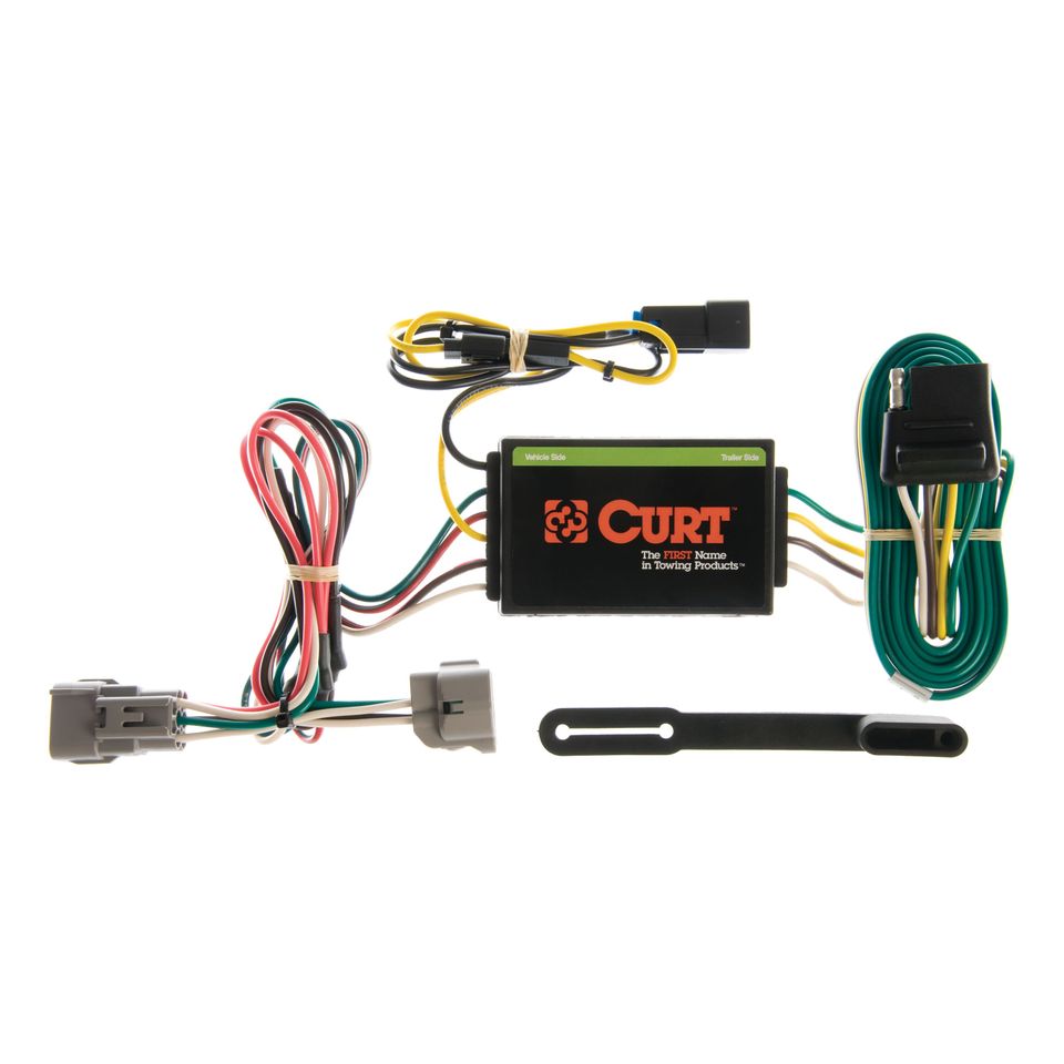 55260 - Vehicle-Side Custom 4-Pin Trailer Wiring Harness, Fits Select Jeep Grand Cherokee - 1995-1998 Jeep Grand Cherokee