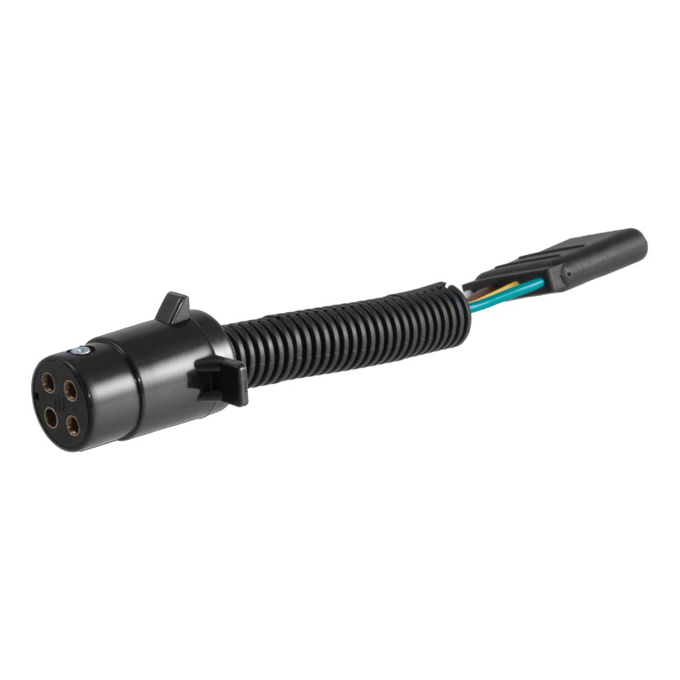 57225 - 4-Pin Round Vehicle-Side to 4-Way Trailer Wiring Adapter