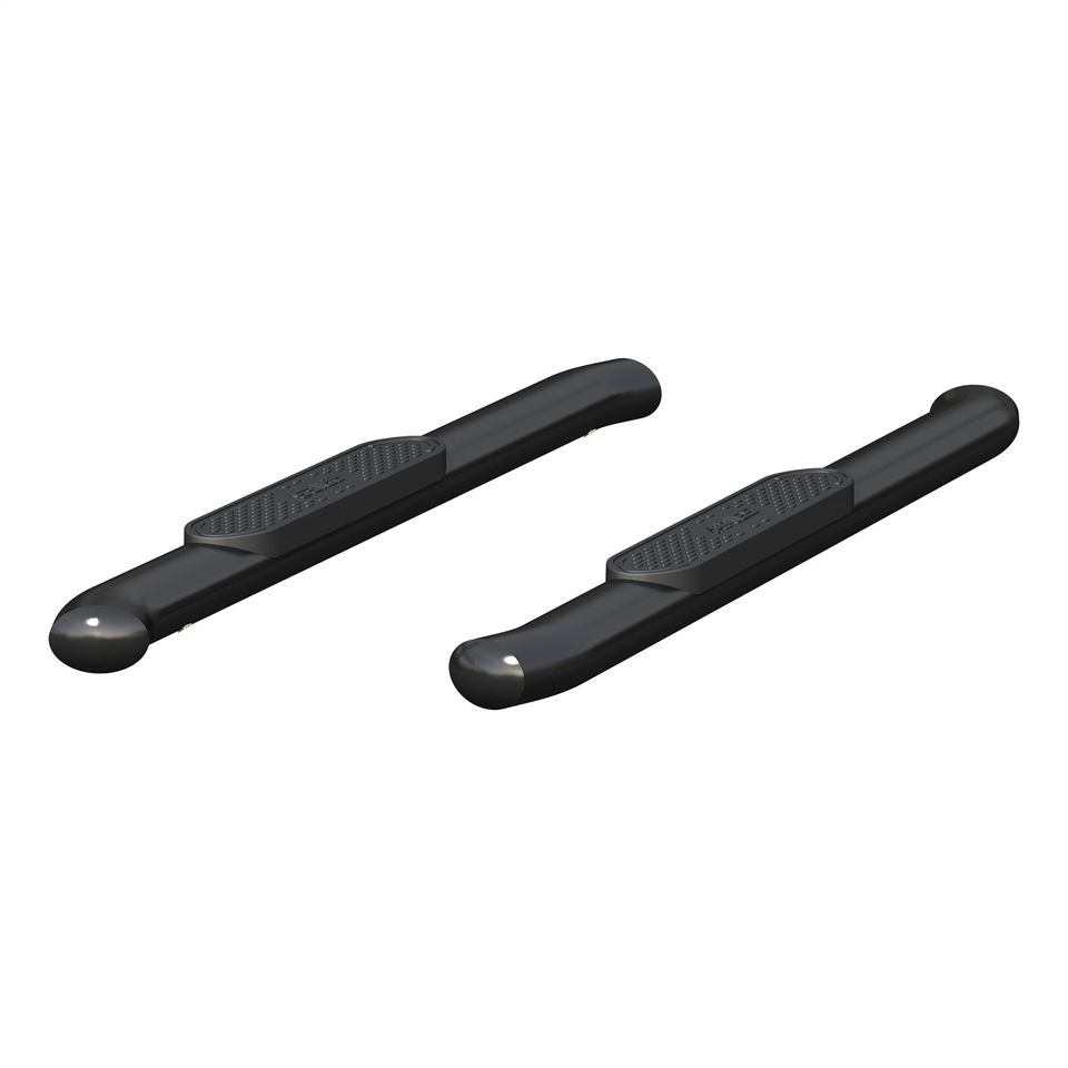S224047 - 4-Inch Oval Black Steel Nerf Bars; Fits Select Ford Bronco 2-Door - 2021-2026 Ford Bronco