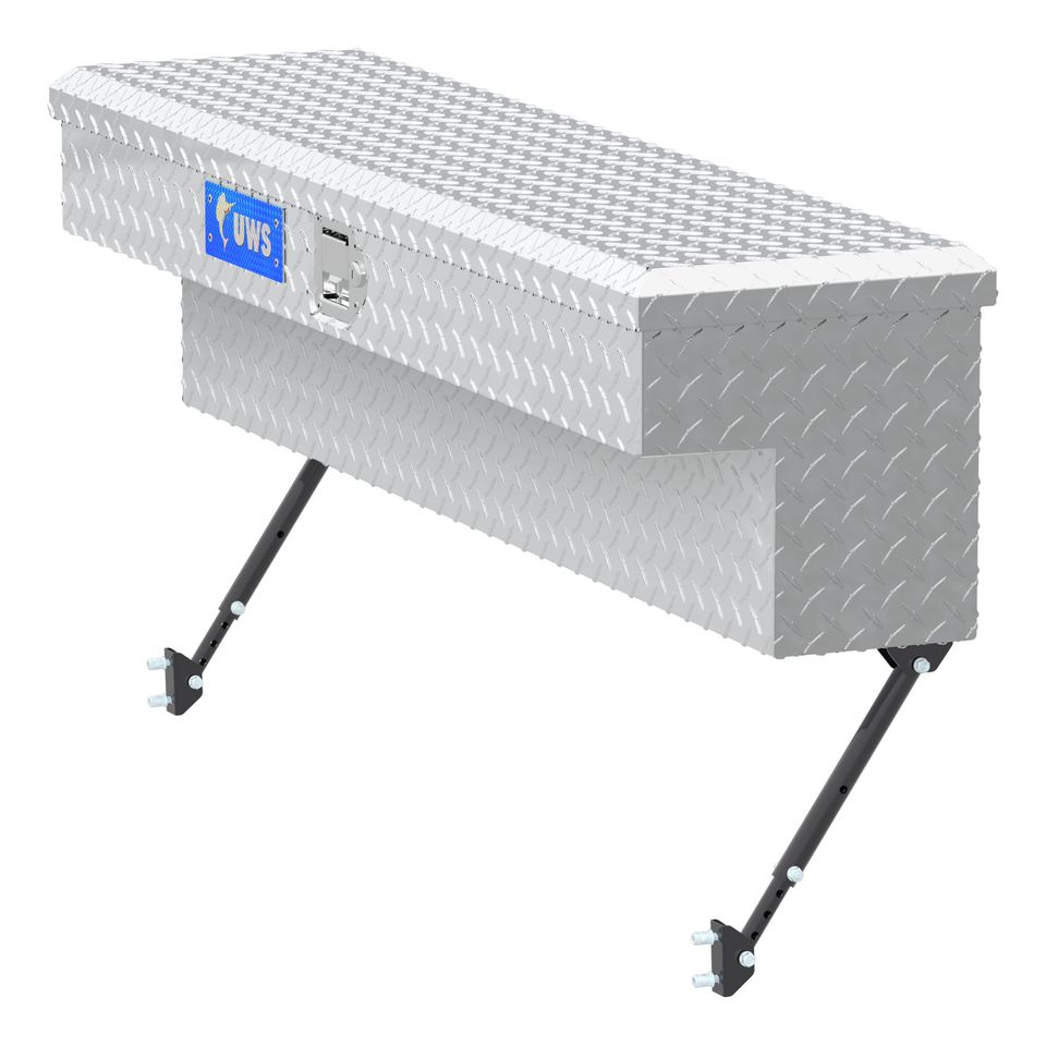 EC30091-MK2 - 48-Inch Heavy-Wall Aluminum Truck Side Tool Box, RigidCore Lid, Space-Saving Legs