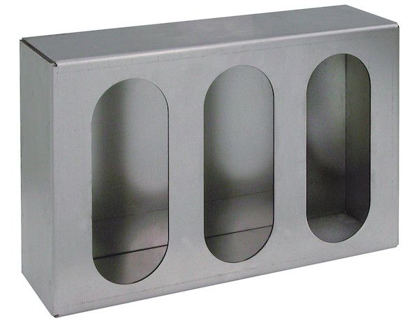 LB8133 - Grey Primed Steel Triple Oval Light Box