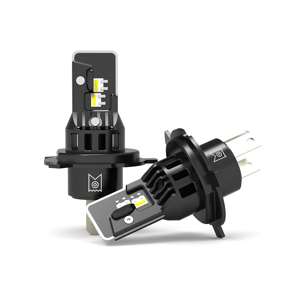 21041 - Tiny Monster Concept Series LED Performance Bulb Kit (H4) - 2023-2024 Jeep Gladiator, 2010-2011,2023-2024 Kia Soul and more