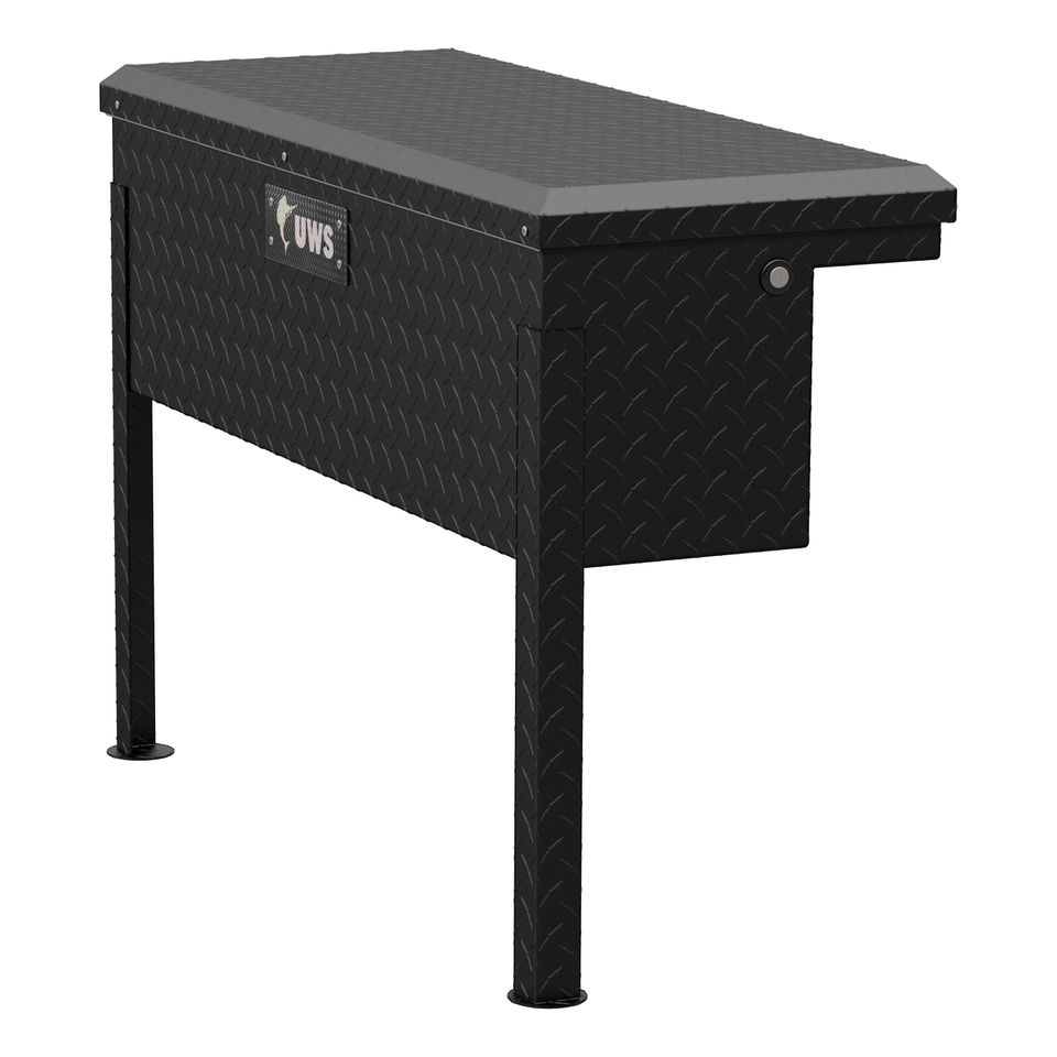TBSM-36-LP-MB - Matte Black Aluminum 36" Truck Side Tool Box, Low Profile (LTL Shipping Only)