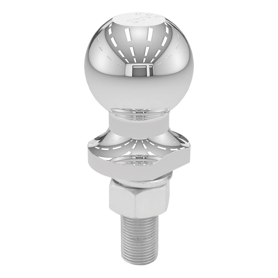 40065 - 2in. Trailer Ball (3/4in. x 2-1/8in. Shank; 3;500 lbs.; Chrome; Packaged)