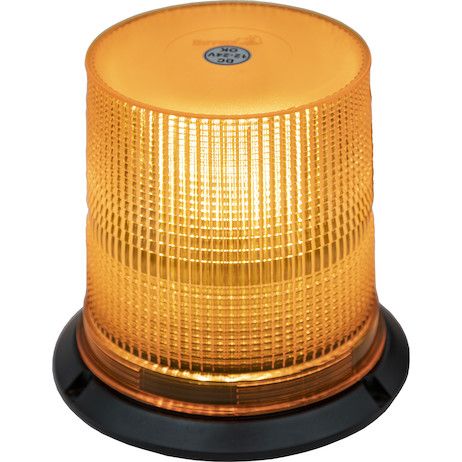 SL665A - 6.5 Inch by 6.5 Inch Amber LED Beacon Light With Tall Lens