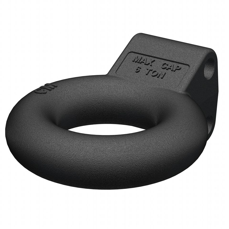 48601 - Channel-Style Lunette Ring (12;000 lbs.; 3in. I.D.; Black)