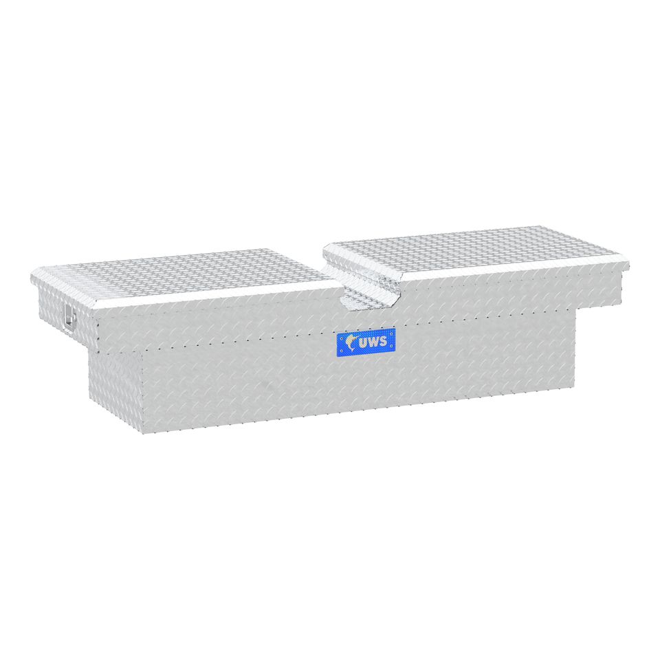 TB-60 - Bright Aluminum 60" Gull Wing Crossover Truck Tool Box (LTL Shipping Only) - 2023-2026 Chevrolet Colorado, 2023-2026 GMC Canyon and more