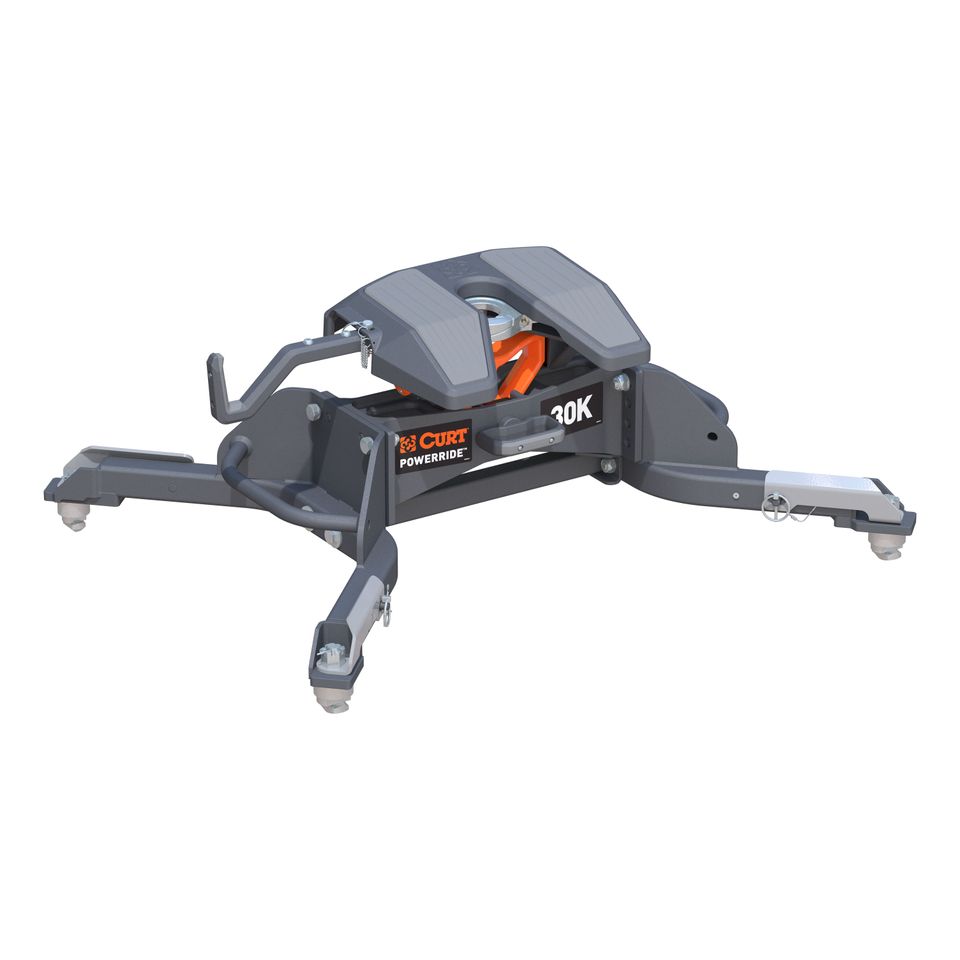 16593 - PowerRide 30K 5th Wheel Hitch, 30,000 lbs, Select Ram 2500, 3500, 8-Foot Bed Puck System - 2013-2026 Ram 2500, 2013-2026 Ram 3500