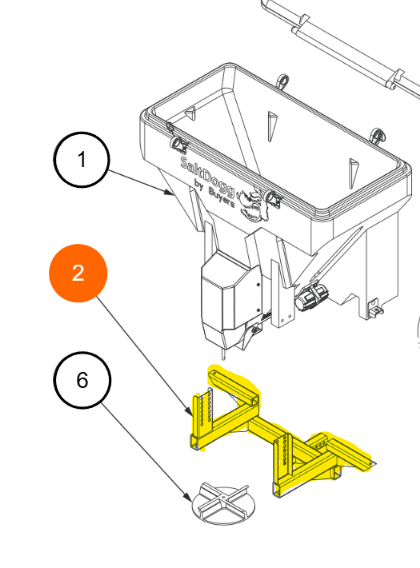 3015859 - Frame for TGS07 SaltDogg Spreader