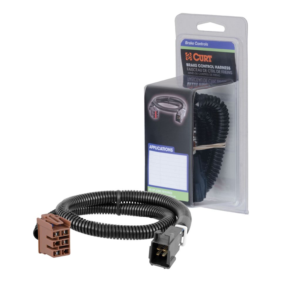 51353 - Quick Plug Electric Trailer Brake Controller Wiring Harness, Fits Select Chevy Silverado, Suburban, Tahoe, GMC Sierra, Yukon, Escalade, Hummer - 2007 Chevrolet Silverado 1500 Classic and more