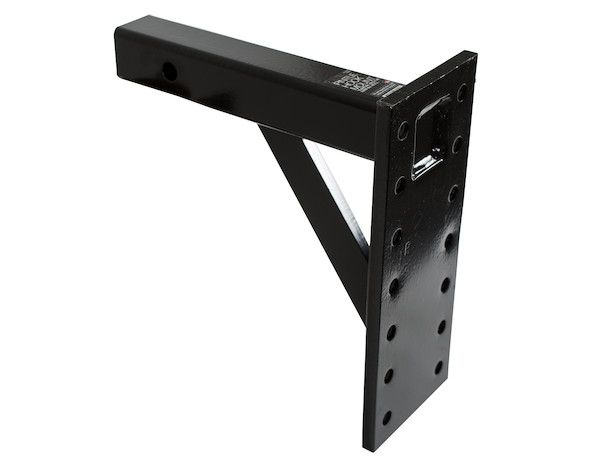 PM812 - 2 Inch Pintle Hitch Mounting Plate - 6 Position, 12.25 Inch Shank