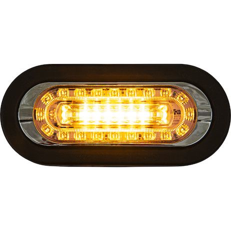 5626026 - Combination 6 Inch LED Amber Marker Light with Amber Strobe Light