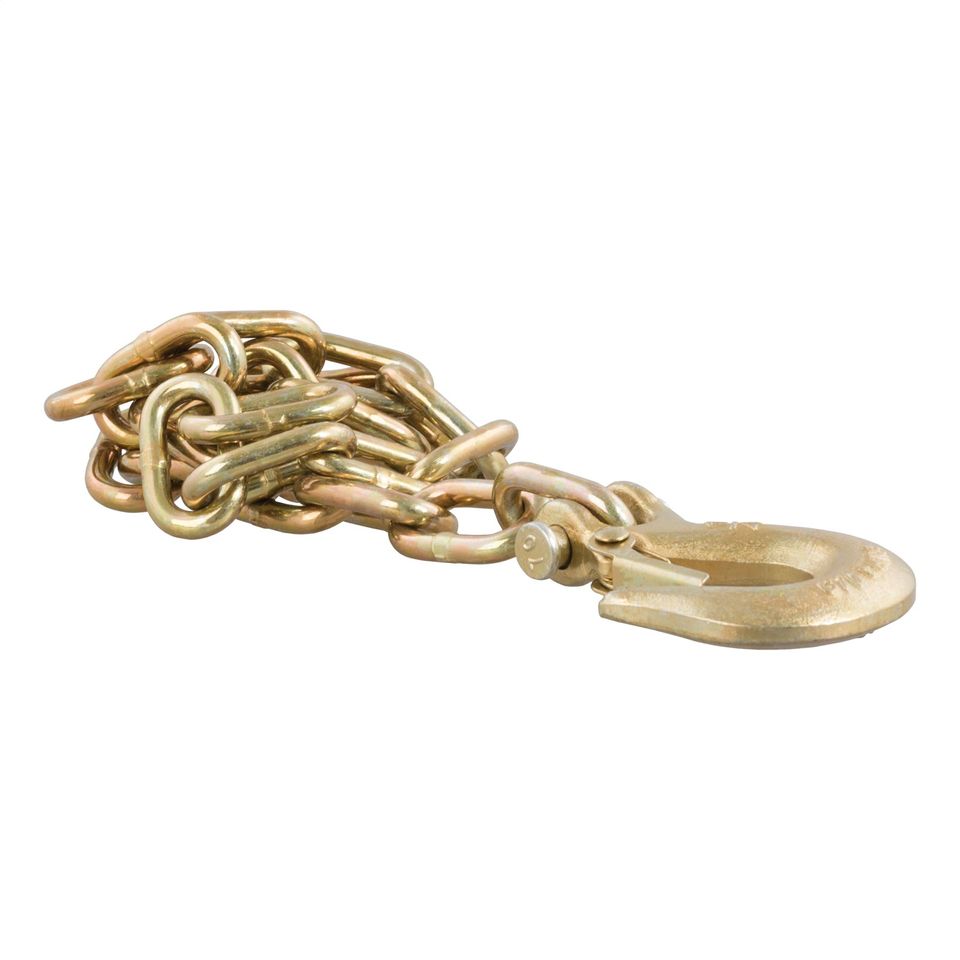 80303 - 35in. Safety Chain with 1 Clevis Hook (12;600 lbs; Yellow Zinc)