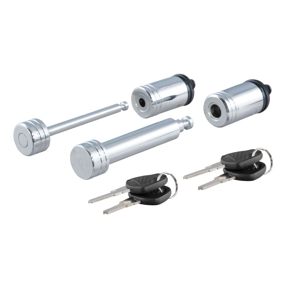 23527 - Trailer Lock Set for 2-Inch Receiver, 2-1/2-Inch Coupler Latch Span