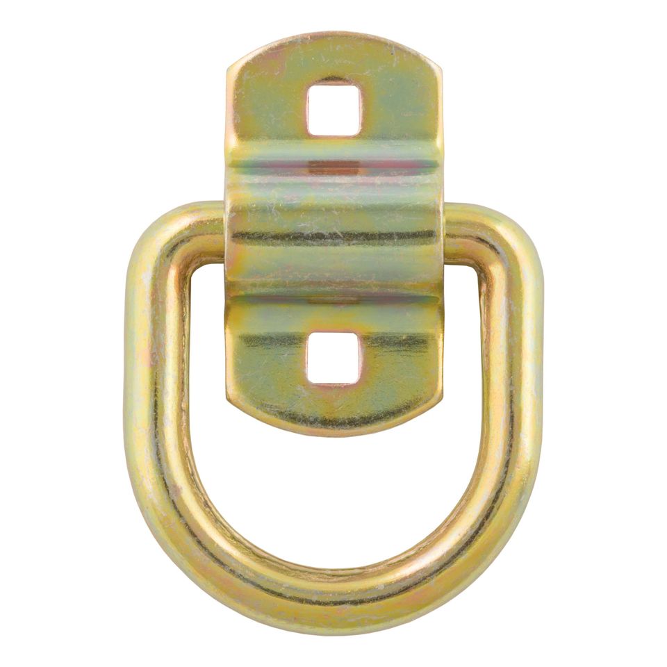 83740 - 3 x 3-Inch Surface-Mounted Trailer D-Ring Tie Down Anchor, 11,000 lbs Break Strength
