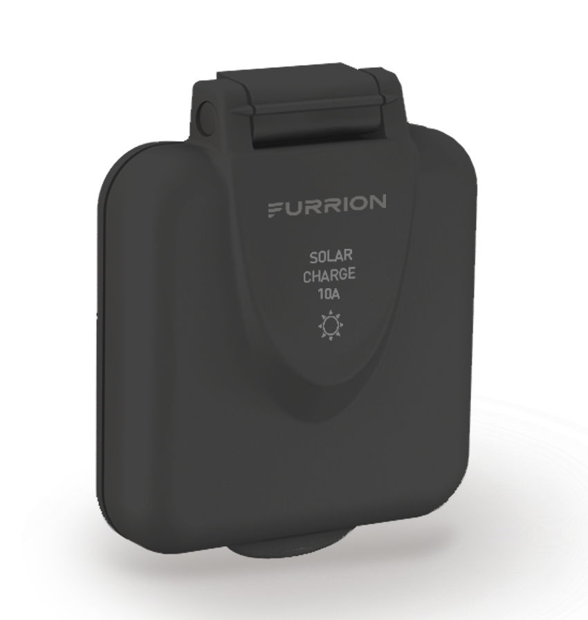 2021123609 - 10A RV Solar Port Inlet - Black #FSPINS-BS-OEM