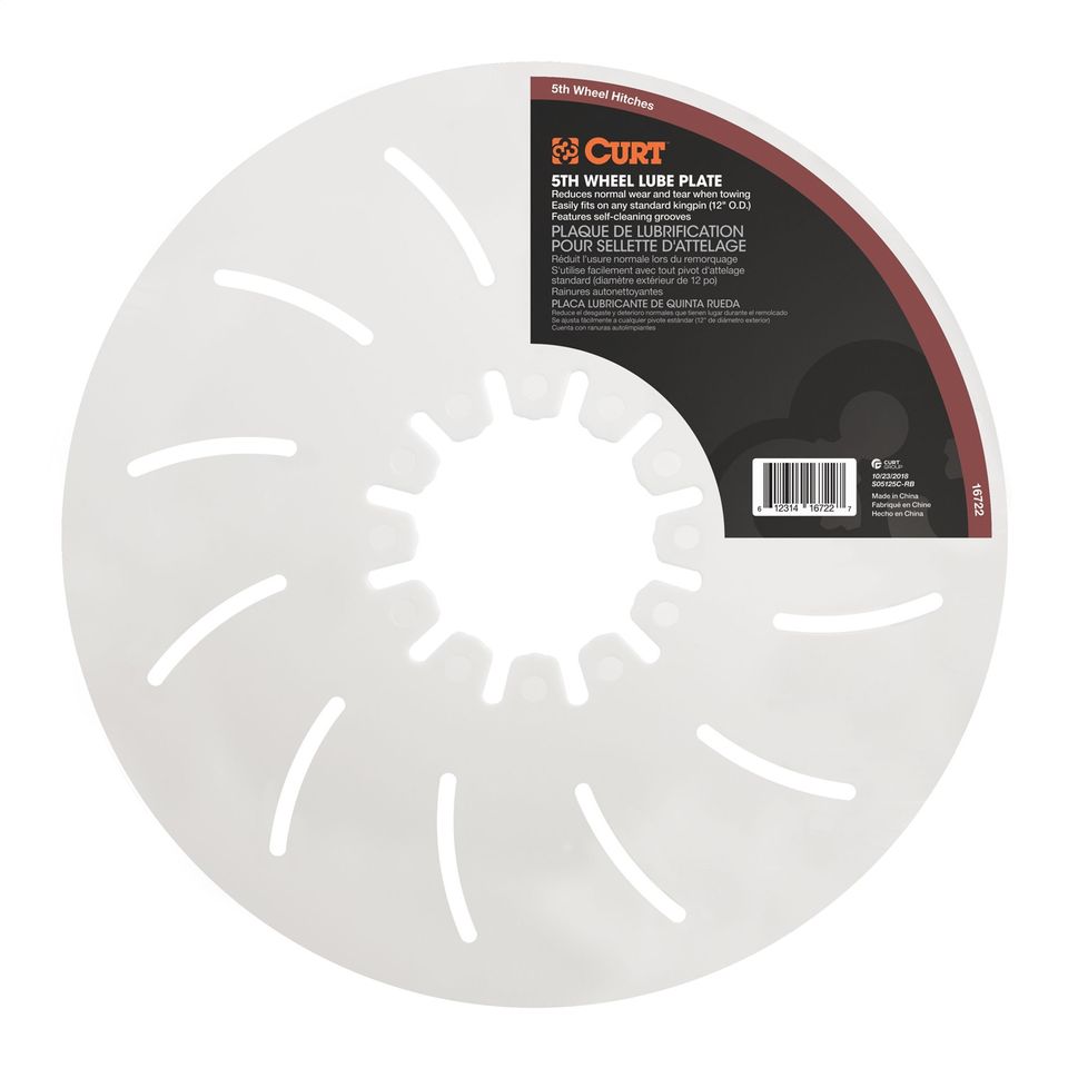 16722 - 12in. 5th Wheel Lube Plate