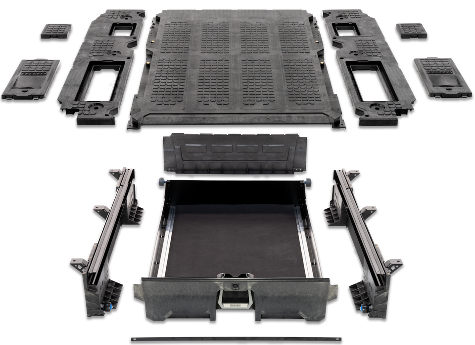 YF3 - Drawer System - Ford - 5' 0" bed - Payload - 1000 lbs. - 2019-2023 Ford Ranger