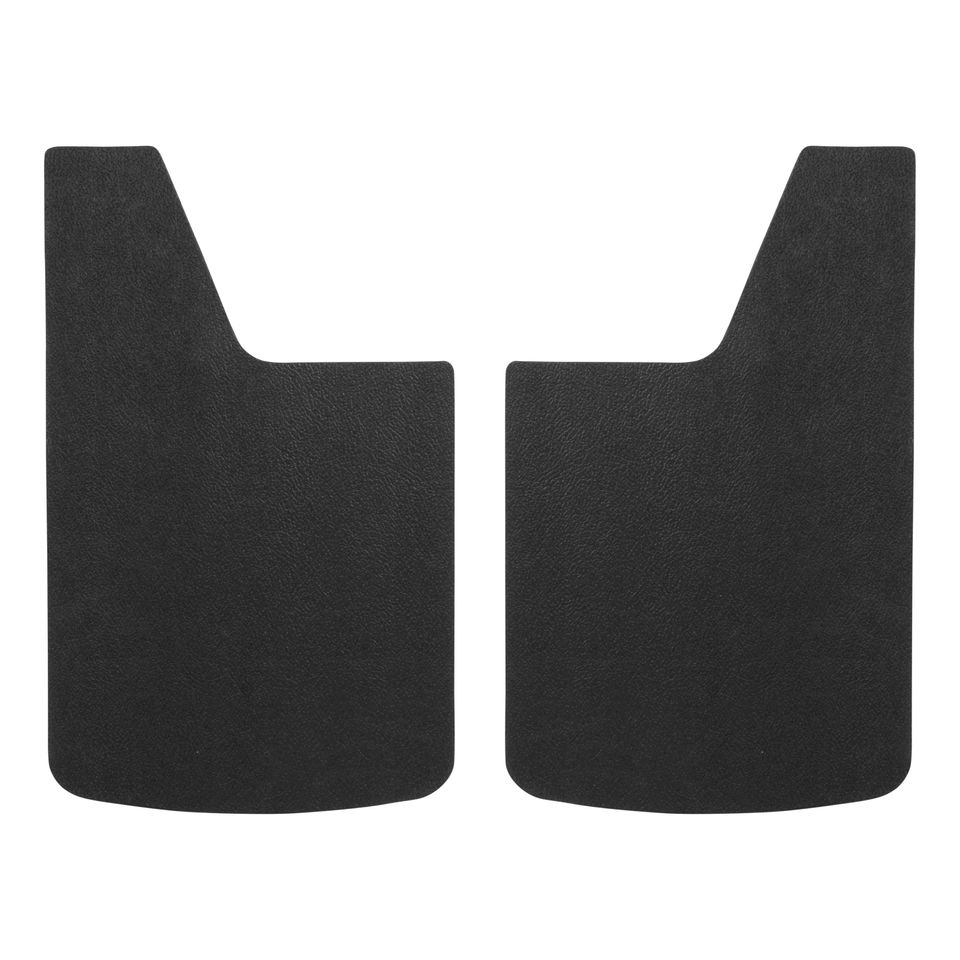 251014 - Universal Front or Rear 14-Inch x 23-Inch Textured Rubber Mud Guards, 2 Flaps
