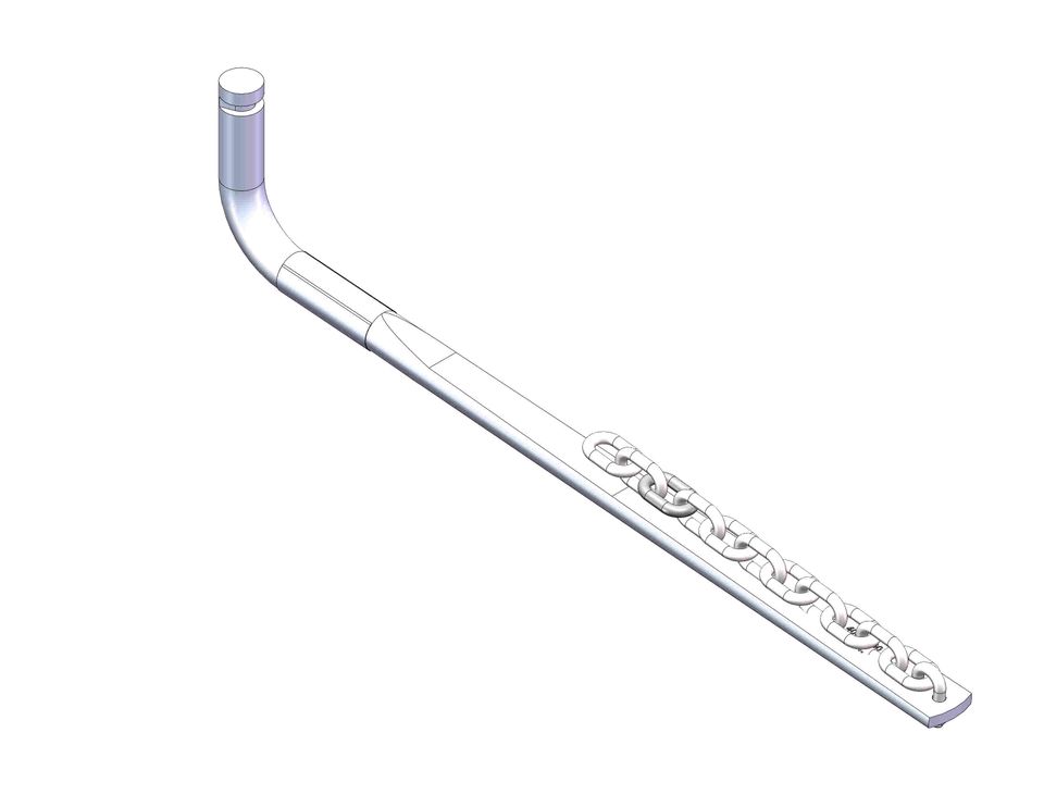 31519 - Replacement Rnd Spring Bar For Husky Wt Dist System 400 to 600 LB Tong W/Chain