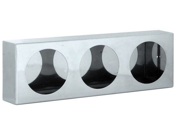LB6183SST - Triple Round Light Box Stainless Steel
