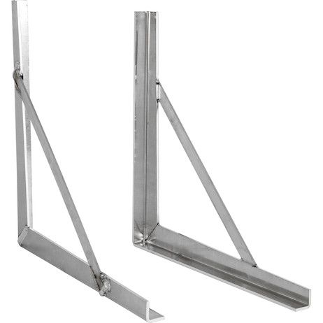 1701040 - 24x24 Inch Welded Aluminum Truck Tool Box Brackets